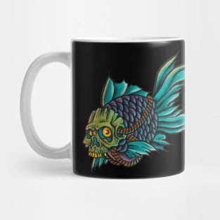 Skull fish Mug